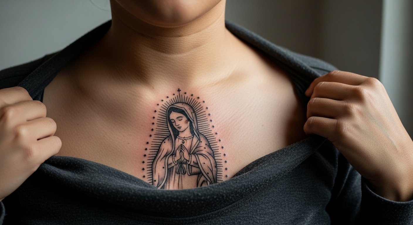 21 Chicano Tattoo Design on Shoulder Ideas