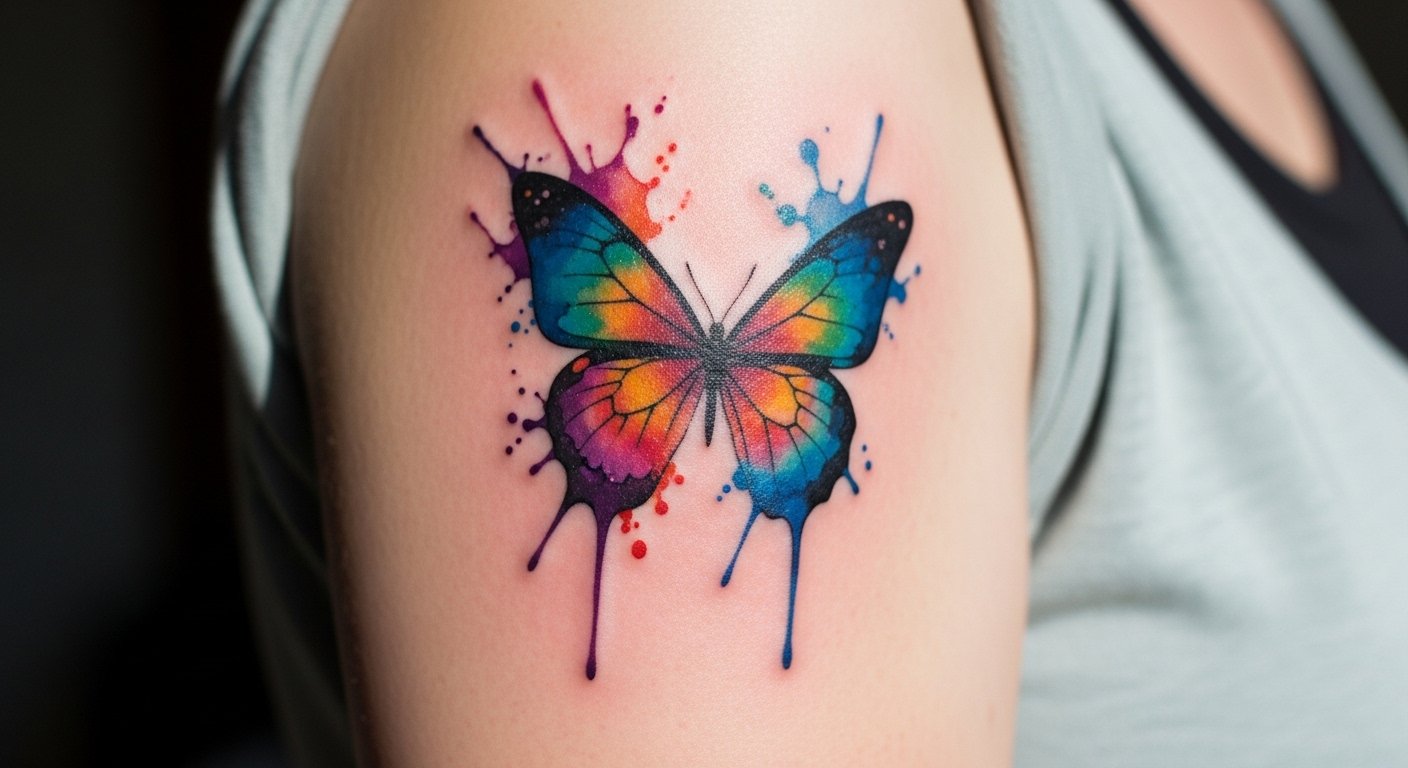 17 Simple Butterfly Tattoo Art You Will Love