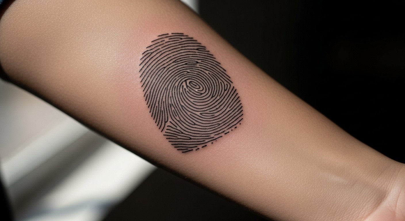 17 Minimal Finger Print Tattoo Inspo Ideas